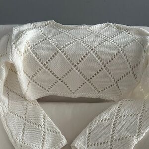 Line & Dot Cream Sweater